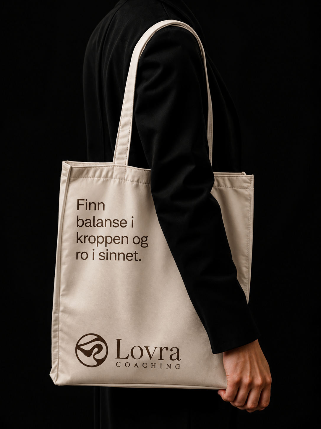 Utendørs reklameskilt for Lovra Coaching