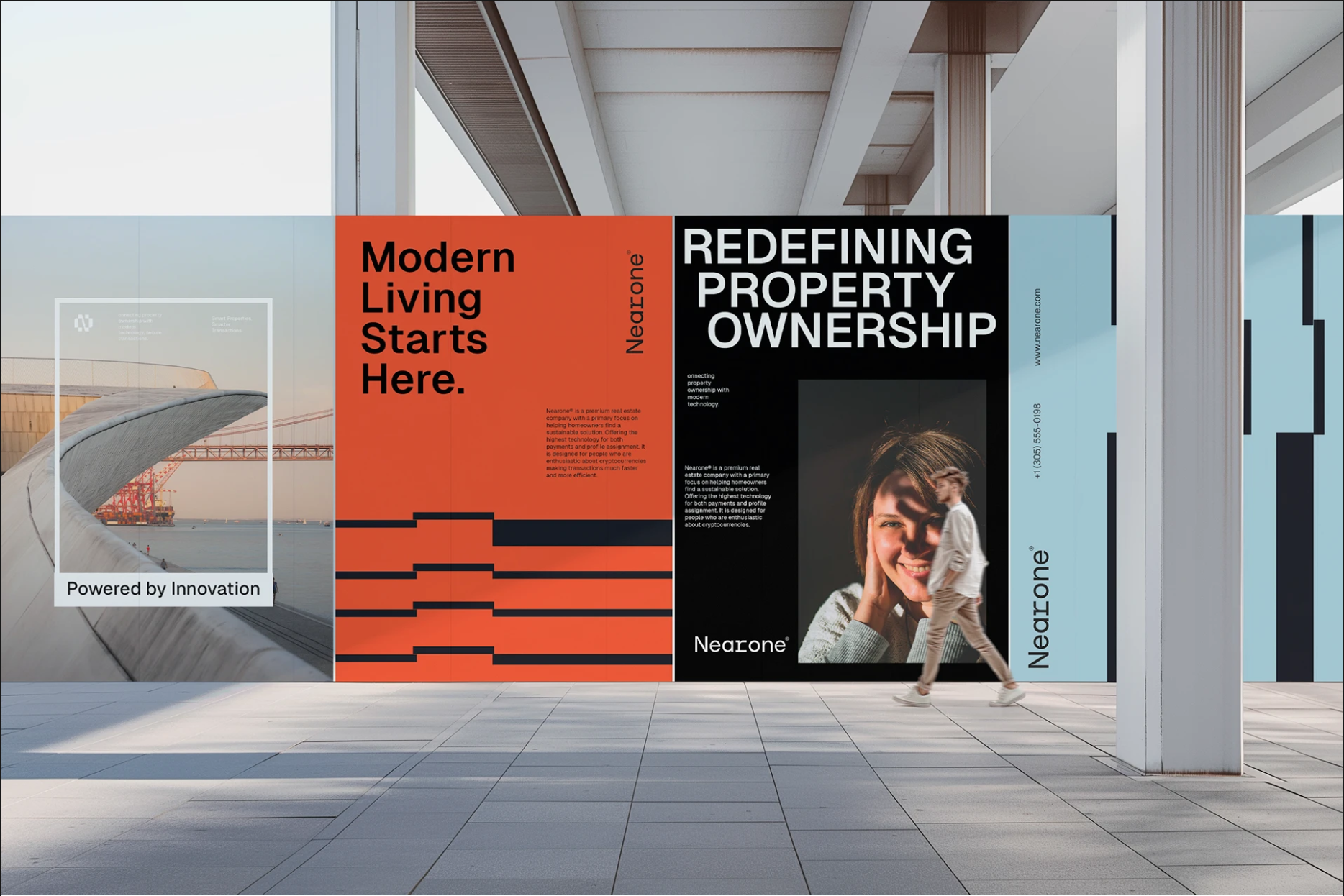 Eksempel på markedsmateriell og grafisk design